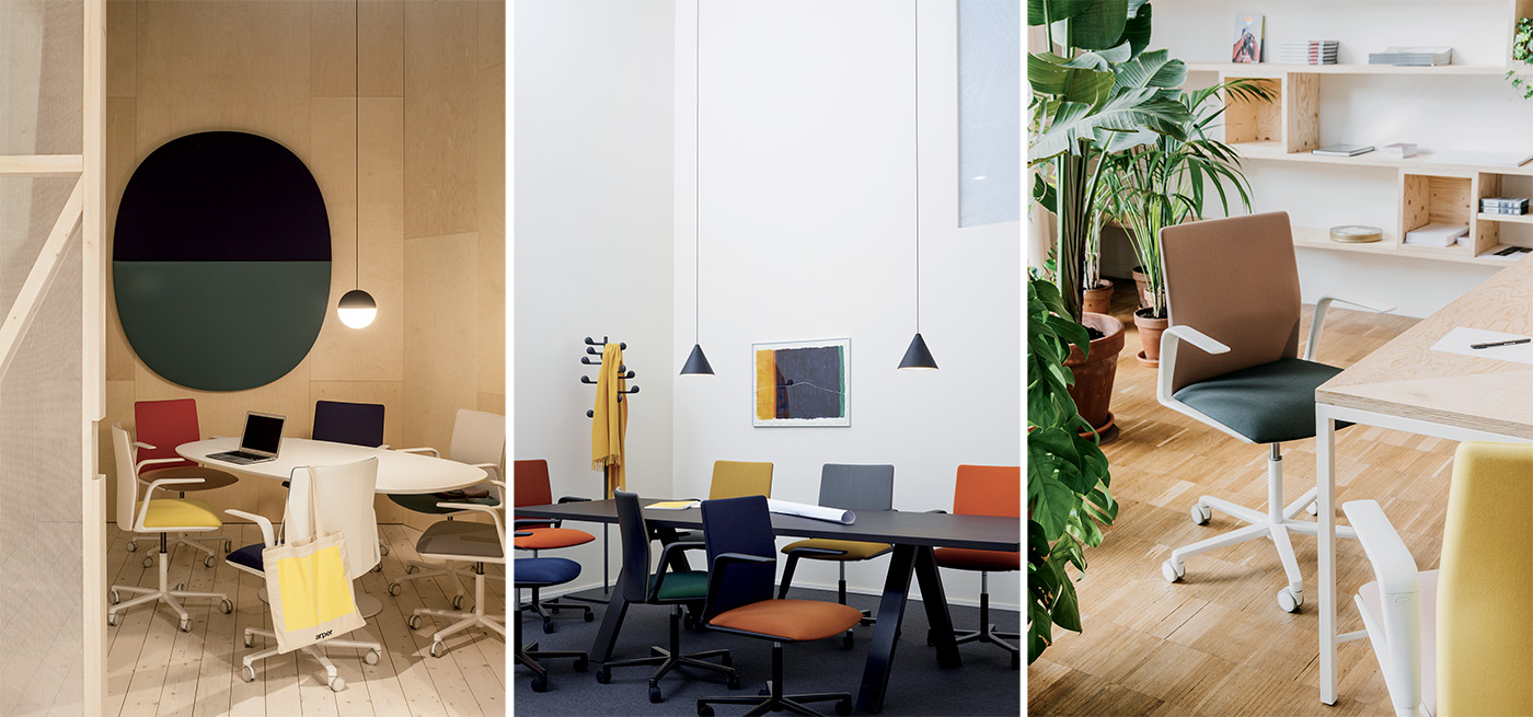 Kinesit in different offices, © Marco Covi | Gerhardt Kellermann | Salva Lopez